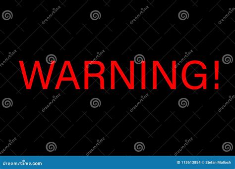 Warning Viewer Discretion Is Advised Sign Stock Image | CartoonDealer ...