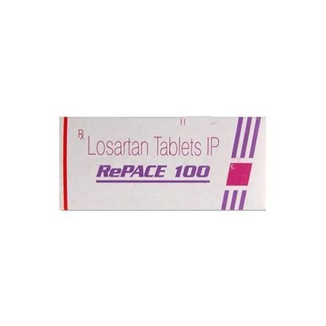 Losartan (100mg), 10 Tablets In 1 Strip, Non prescription, Rs 160/strip ...