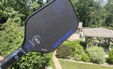 Six Zero Sapphire Pickleball Paddle Review • Pickleball Today