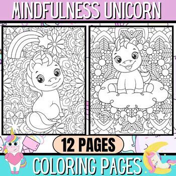 Unicorn Coloring Pages | Mindfulness Cute Unicorns Coloring Sheets