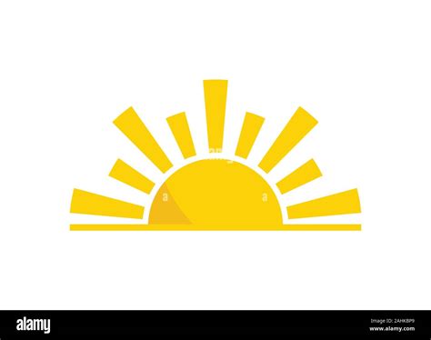 Orange sun logo for your company, Sunburst icon, abstract creative sun ...