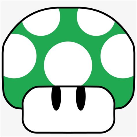 Vector Mushroom 1up Black And White - Mario Mushroom 1up Transparent ...