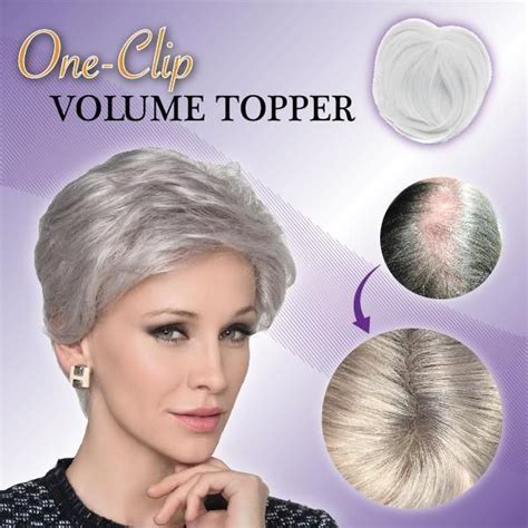 One-Clip Volume Topper | Hair pieces, Hairpieces for women, Hair toppers