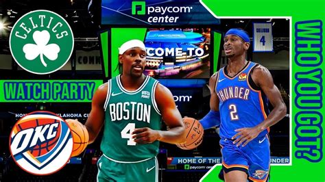 Boston Celtics vs Oklahoma City Thunder | Play by Play/Live Watch Party Stream | NBA 2023 - YouTube