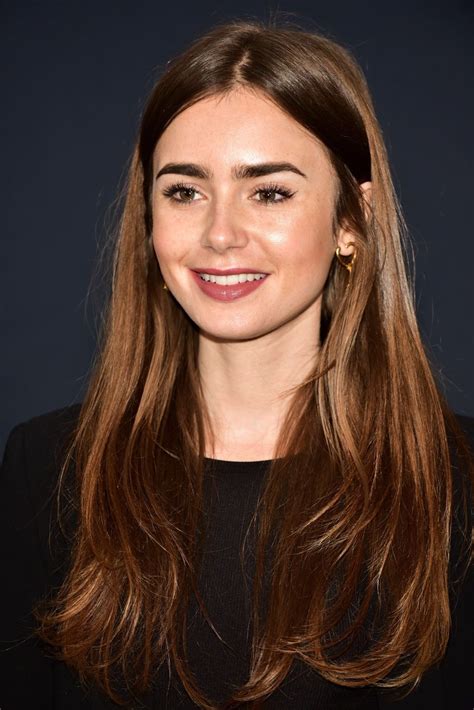 Lily Collins Long Hair | Queryme