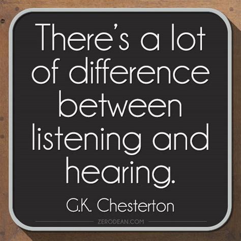 Hearing vs listening | Listening quotes, Words of wisdom, Inspirational ...