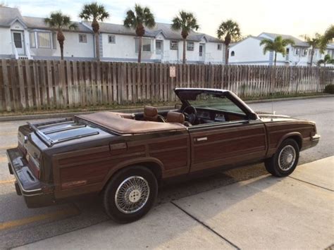 RARE 1983 CHRYSLER LEBARON WOODY TOWN & COUNTRY 76K MILES for sale ...