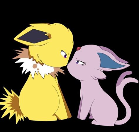 Every Eeveeltion Ship!!! - Espeon x Jolteon in 2021 | Pokemon eevee ...