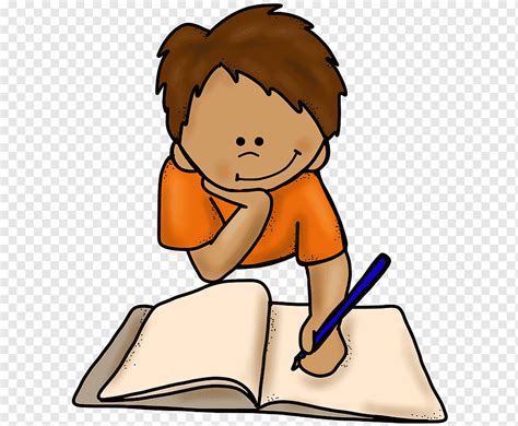 Boy writing on book illustration, Writing Book, Animated Writing s, child, hand, reading png ...