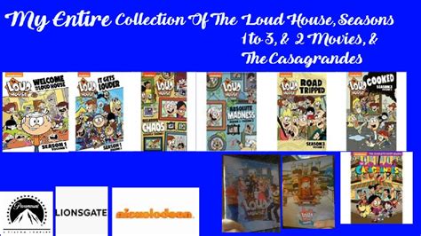 My Whole Entire DVD Collection Of The Loud House Seasons 1 To 3 Vols 2 Movies, & 1 Casagrandes ...