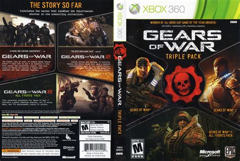 Gears of War Triple Pack - XBOX 360 Game Covers - Gears of War Triple ...