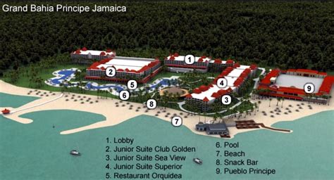 Grand Bahia Principe Jamaica Map - Cities And Towns Map