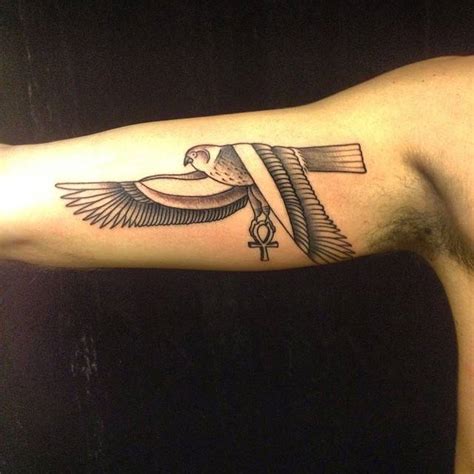 Egyptian Falcon Tattoo