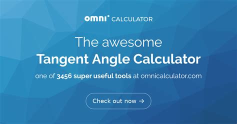 Tangent Angle Calculator