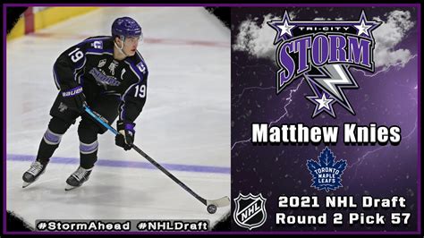 Tri-City Storm on Twitter: "With the 57th overall pick in the 2021 @NHL ...