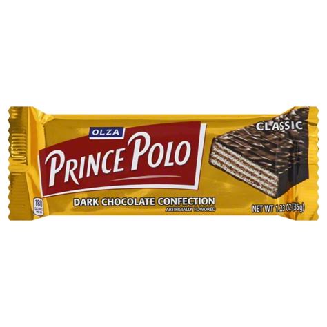 Mondelez Prince Polo Olza Dark Chocolate Confection, 1.23 oz - Walmart.com