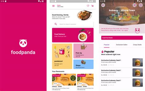 FoodPanda App UI Clone Using Flutter - Best Flutter apps