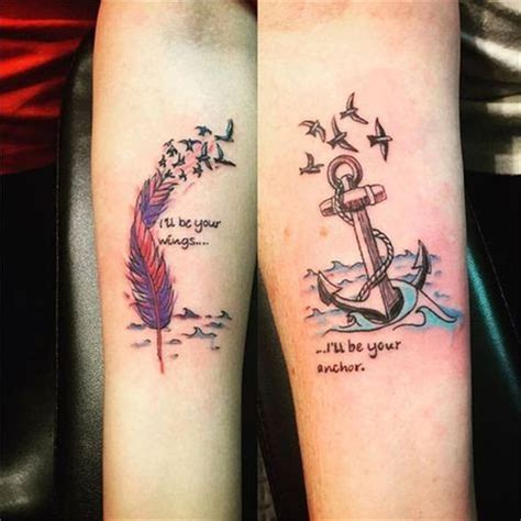 Couple Matching Tattoo Designs To Express Your Love - Cute Hostess For ...