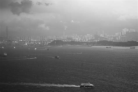 Victoria Harbour and Stonecutters Island viewed from Sheung Wan, 21 August 2015 | Hong Kong in ...