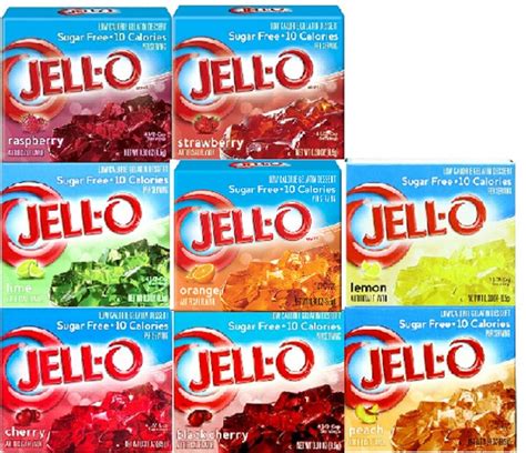 Jell-O Sugar Free Gelatin Sampler (Pack of 8 Different Flavors .3-oz) | eBay