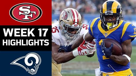 49ers vs. Rams | NFL Week 17 Game Highlights - YouTube