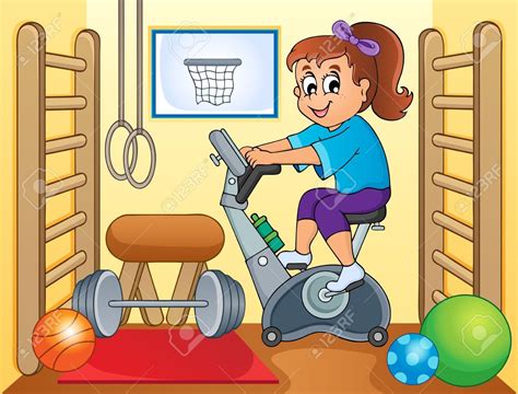 Sport and gym | Cartoon images, Cartoon, Gym