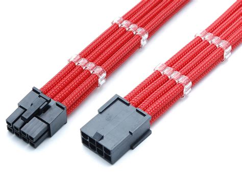 8 Pin PCIE / GPU Sleeved Extensions Cable 30cm – Shakmods