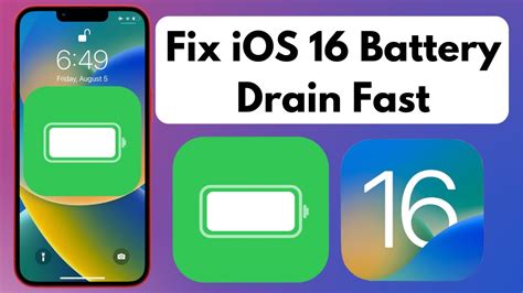 How To Fix iPhone Battery Draining Fast After iOS 16 Update - YouTube