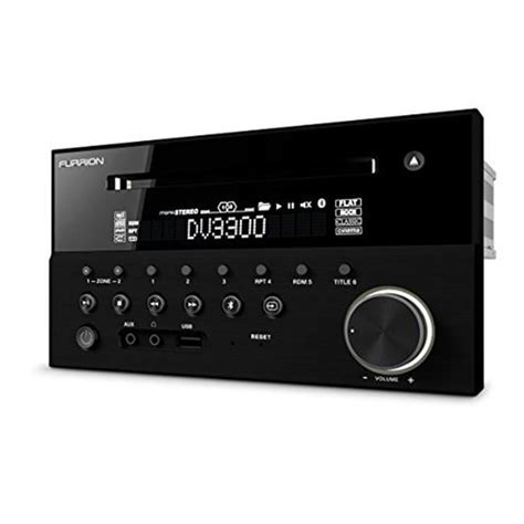 Lippert Components 758752 DV3300 Series Black Wall Mount Stereo ...