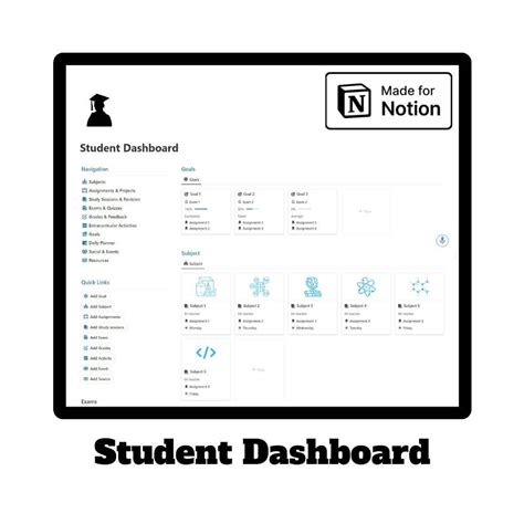Student Dashboard - IDPLR - Buy Notion Templates, ChatGPT Prompts & eBOOKS.