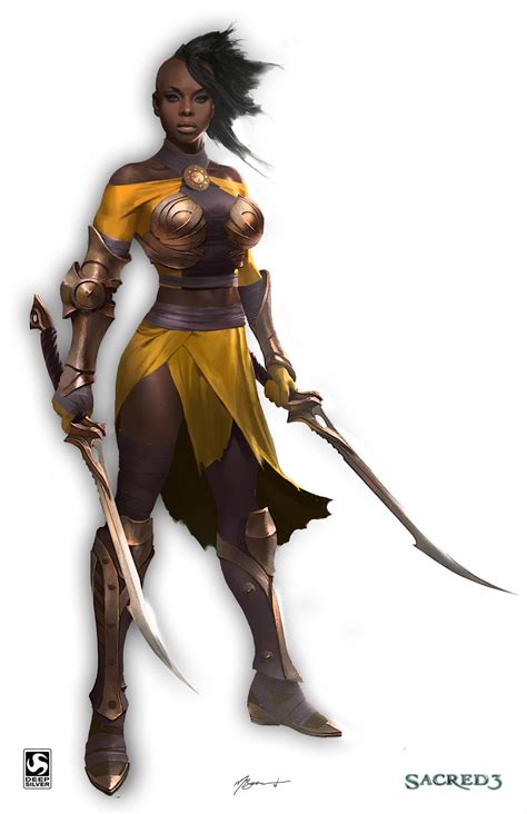 Female Worrior by Michael Broussard on ArtStation. | Warrior woman ...