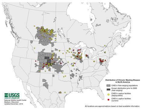 Chronic Wasting Disease Map | Legacy Wildlife