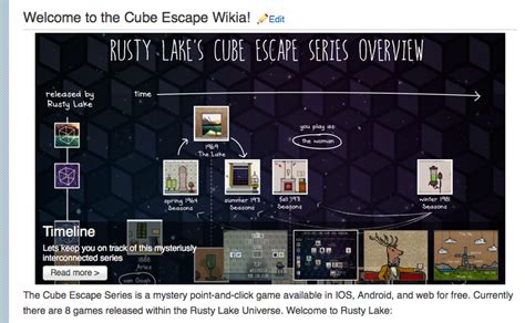 The Cube Escape Wikia | Rusty Lake