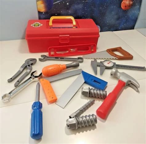 ORIGINAL BOB THE Builder Red Tool Box With Play Tools Mixed £10.00 ...