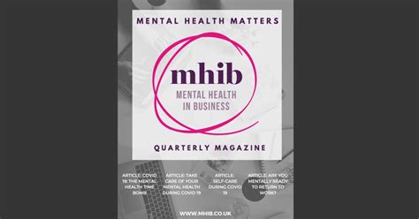 Mental Health Matters Magazine Issue 1 | Mental Health in Business Ltd