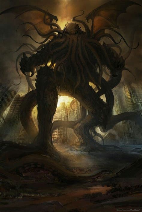 Cthulhu | Cthulhu, Cthulhu art, Lovecraftian horror