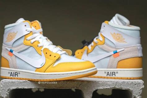 OFF-WHITE x Air Jordan 1 "Canary Yellow" Release Date 2021 | Nice Kicks