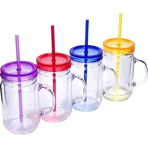 Compare Price: kids plastic drinking mason jars - on StatementsLtd.com