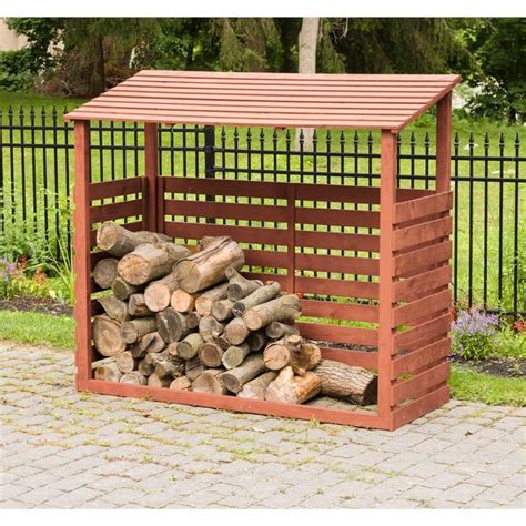 Leisure Season 6-ft x 2-ft Wood Storage Shed Lowes.com | Wood storage ...