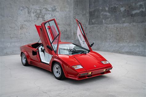 HD wallpaper: red, Lamborghini, Countach, Lamborghini Countach 5000QV ...