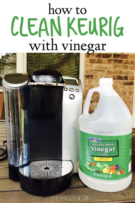 Cleaning A Keurig Machine With Vinegar - machinejuls