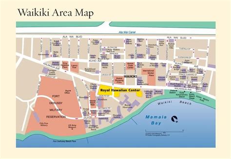 Photos of Hawaii | Waikiki map, Waikiki, Waikiki hawaii