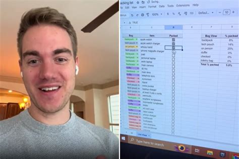 Man Takes Vacation Planning to a New Level With Epic Spreadsheet: 'Normal?' - Newsweek