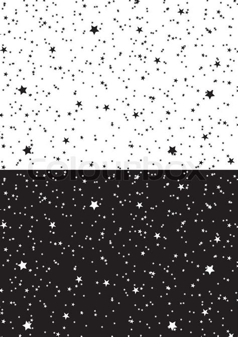 White Stars Background