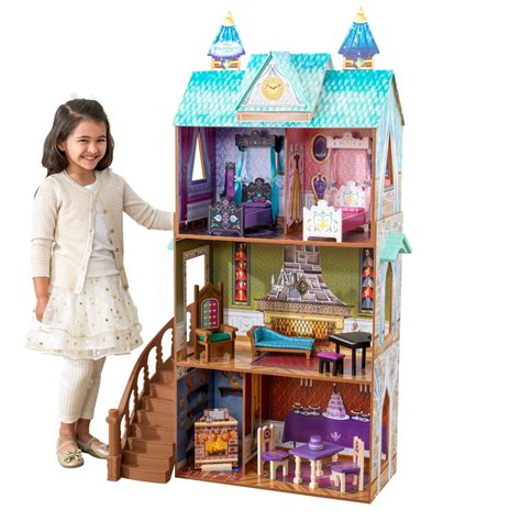 Disney® Frozen Arendelle Palace Dollhouse By KidKraft with 12 ...