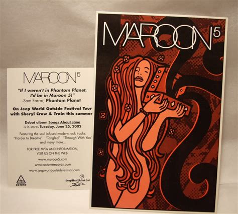 Maroon 5 Songs About Jane Album Cover Art Official Promo