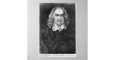 Portrait of Thomas Hobbes Poster | Zazzle