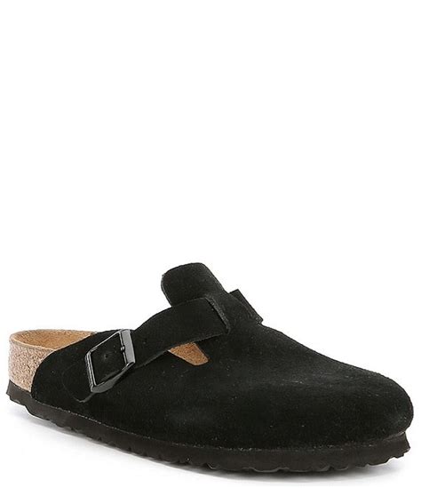 Birkenstock Women's Boston Suede Soft Footbed Clogs | Dillard's