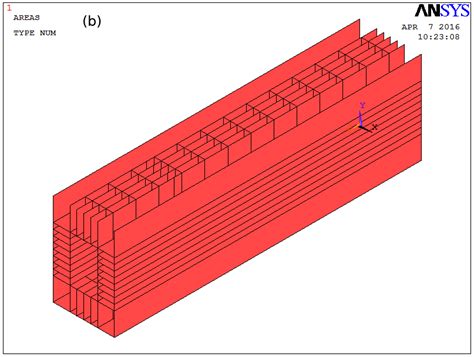 FEM model (a) and FEM model without the top area, to allow the... | Download Scientific Diagram