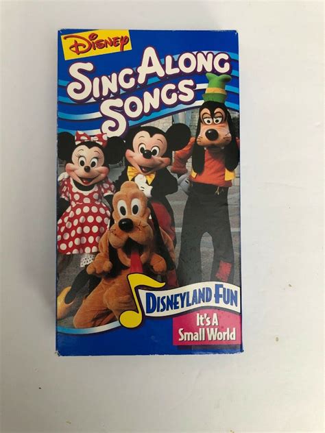 Disney Sing Along Songs Disneyland Fun VHS